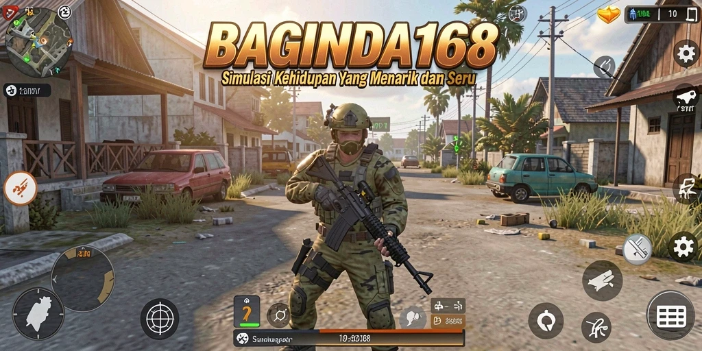 Screenshot utama menunjukkan gameplay seru dari BAGINDA168.