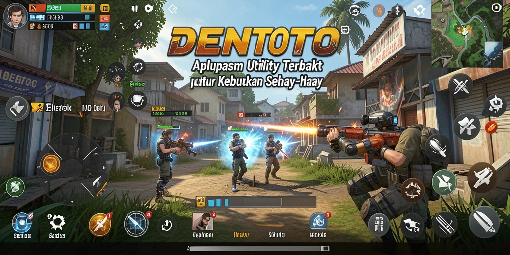 Tampilan antarmuka DENTOTO yang sederhana dan fungsional.