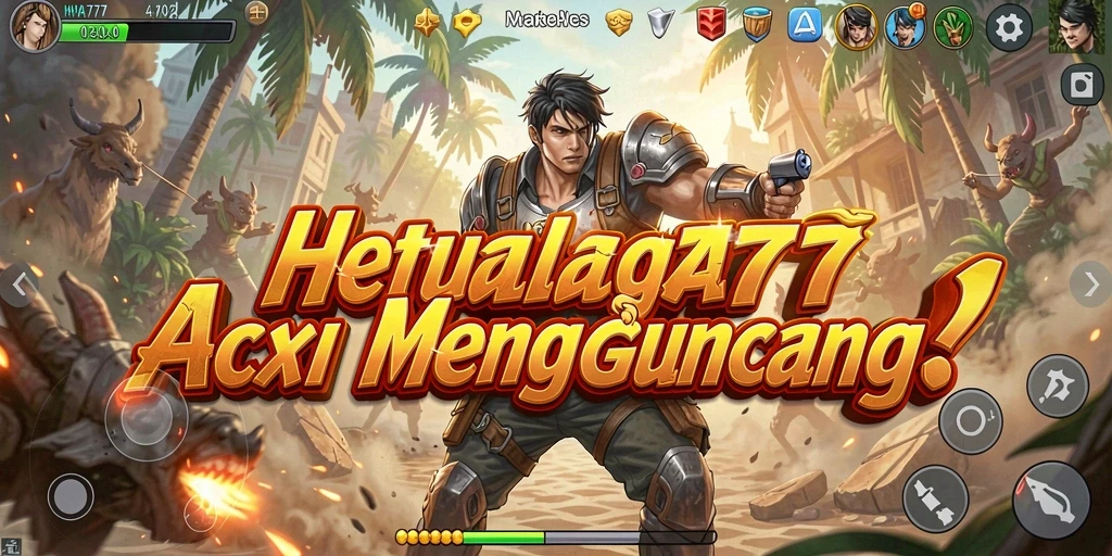 Tampilan gameplay HAYA777 yang penuh aksi dan petualangan.