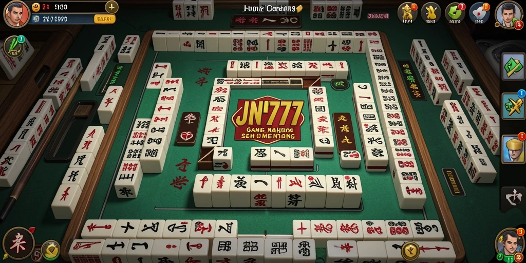 Screenshot gameplay <strong>JNT777</strong> menampilkan suasana seru dan menantang permainan Mahjong.