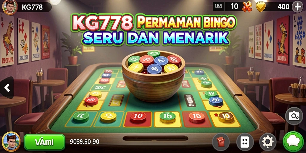 Screenshot gameplay KG778 menampilkan aksi Bingo yang seru dan menghibur.