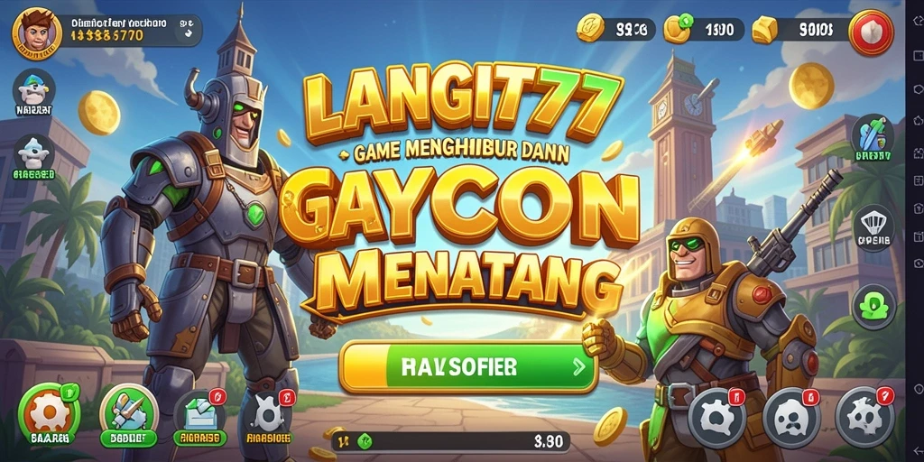 Screenshot utama LANGIT777 menampilkan gameplay Tycoon yang seru dan interaktif.