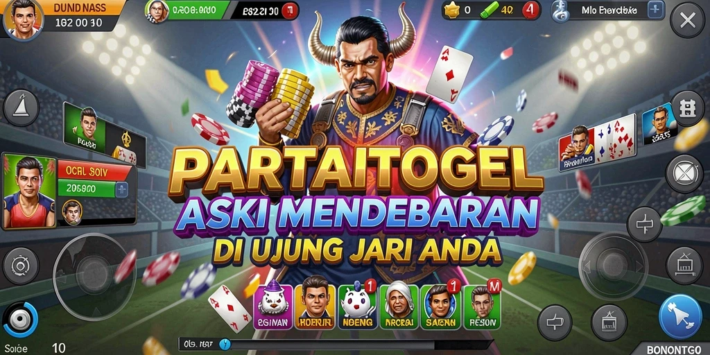 Screenshot menampilkan aksi mendebarkan dalam PARTAITOGEL.