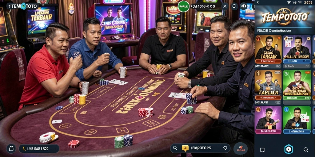 Gameplay Live Casino yang mengasyikkan di TEMPOTOTO.